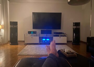 High quality audio and video set for home