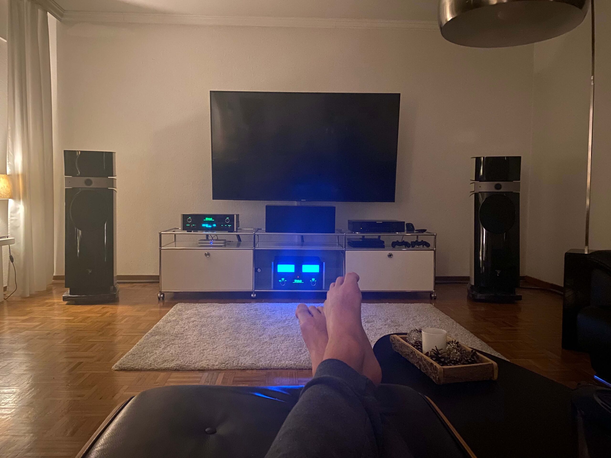 High quality audio and video set for home